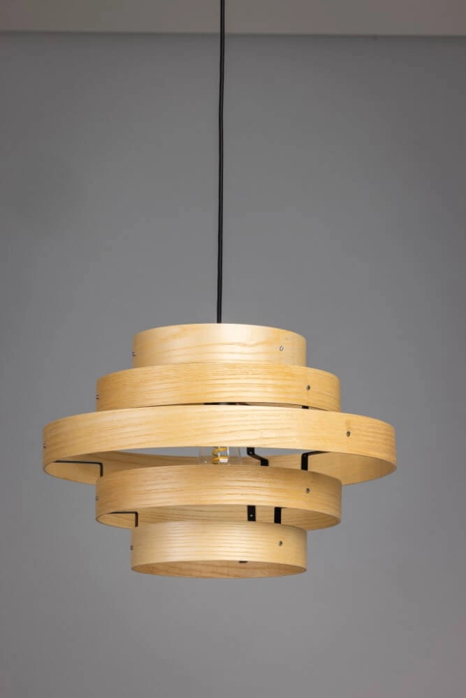 Houten hanglamp Oaknut 5-rings ETH 8720195304494