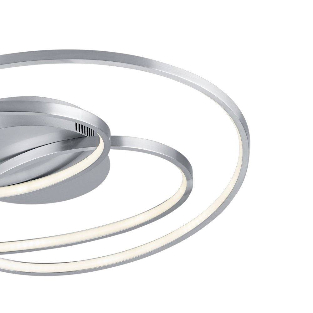 Moderne plafondlamp Gale grijs Trio 4017807452594