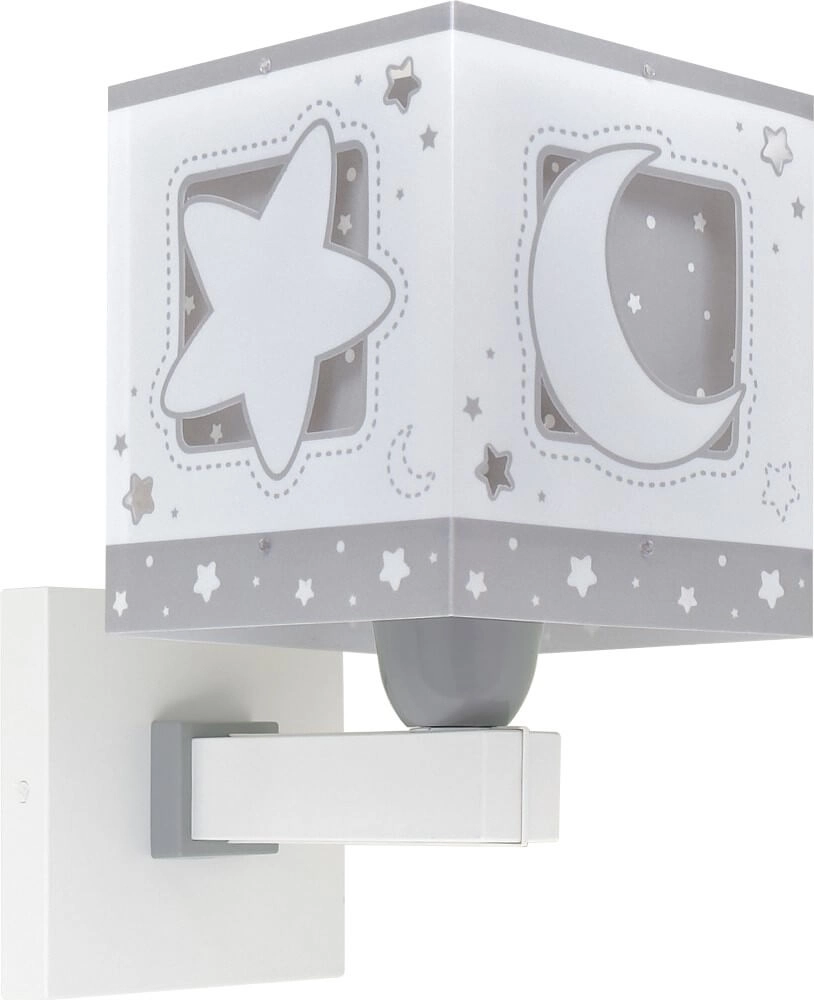 Grijze wandlamp Moonlight voor kinderkamer