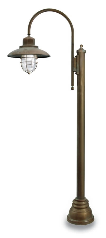 Staande lamp Patio Cage S - verouderd messing