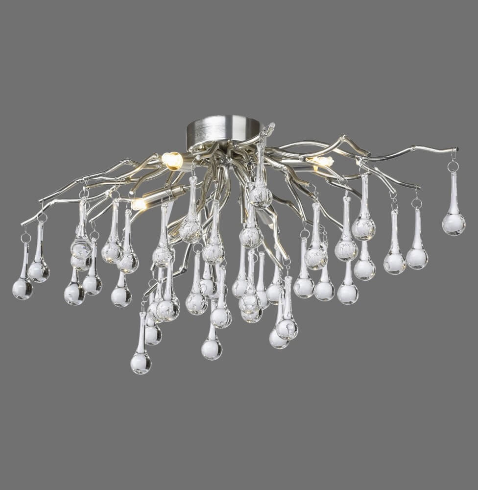 Kroonluchter Icicle metaal 60cm Paul Neuhaus 4012248352076