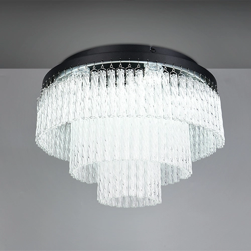 Design plafondlamp Vono zwart Trio 4017807682236