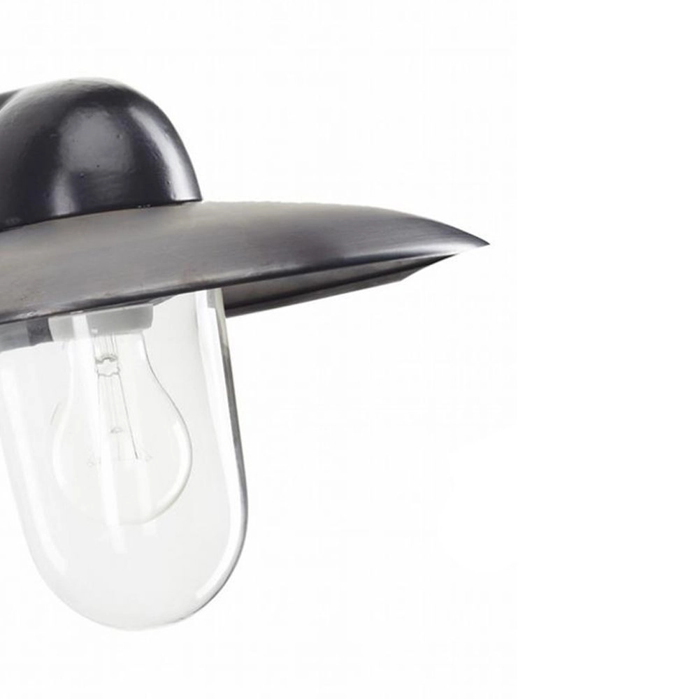 Industrie buitenlamp Fabrique zwart met oudkoper KS verlichting 8714732118903