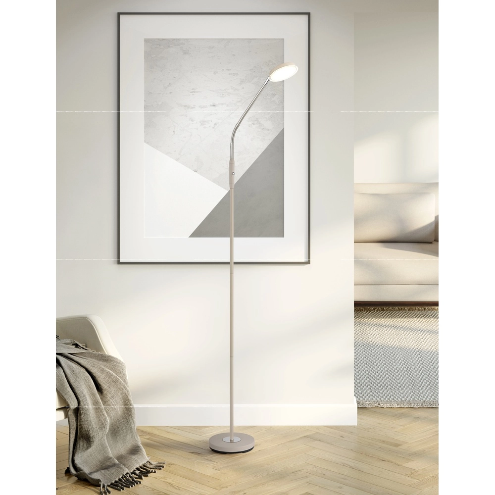 Leeslamp Silvio zand bruin Globo 9007371581047