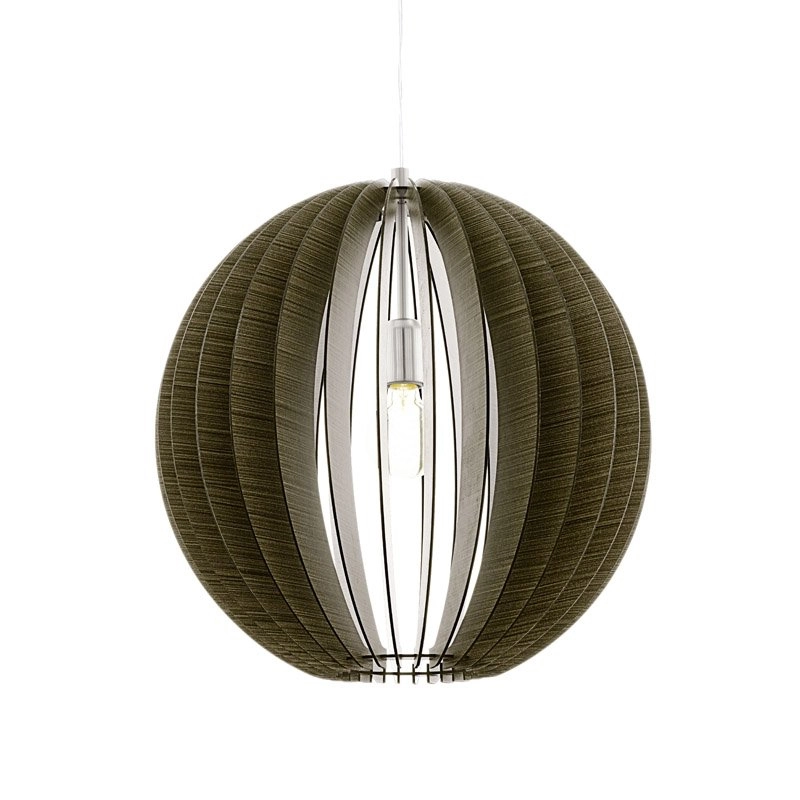 Hanglamp Cossano 50cm donkerbruin