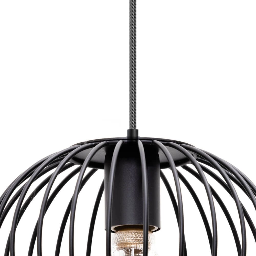 Draad hanglamp Wire 2 4-lichts zwart ETH 8720195301998