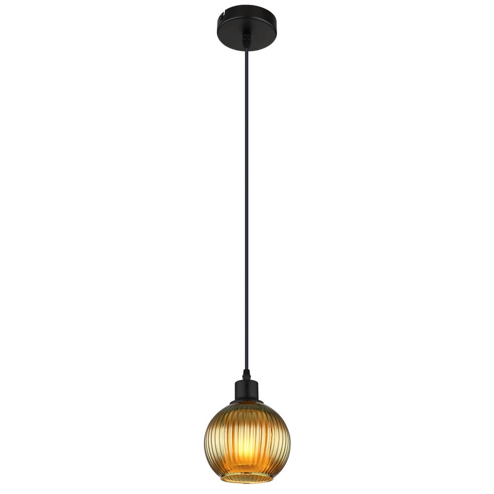 Hanglamp Zumba groen glas Ø 15cm