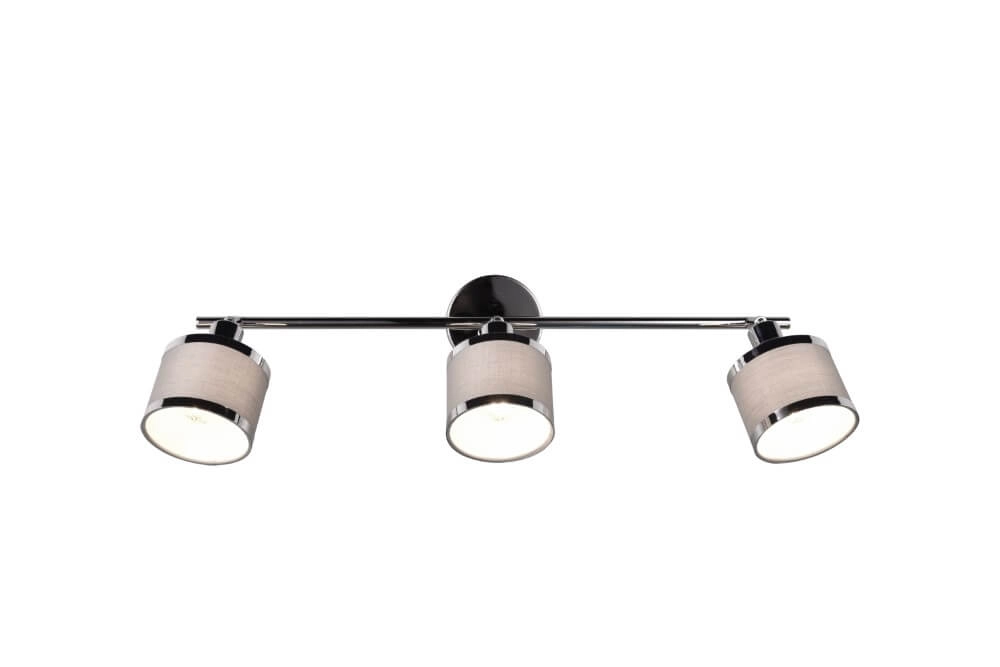 Design opbouwspot Arosa nikkel 3-lichts Trio 4017807581140