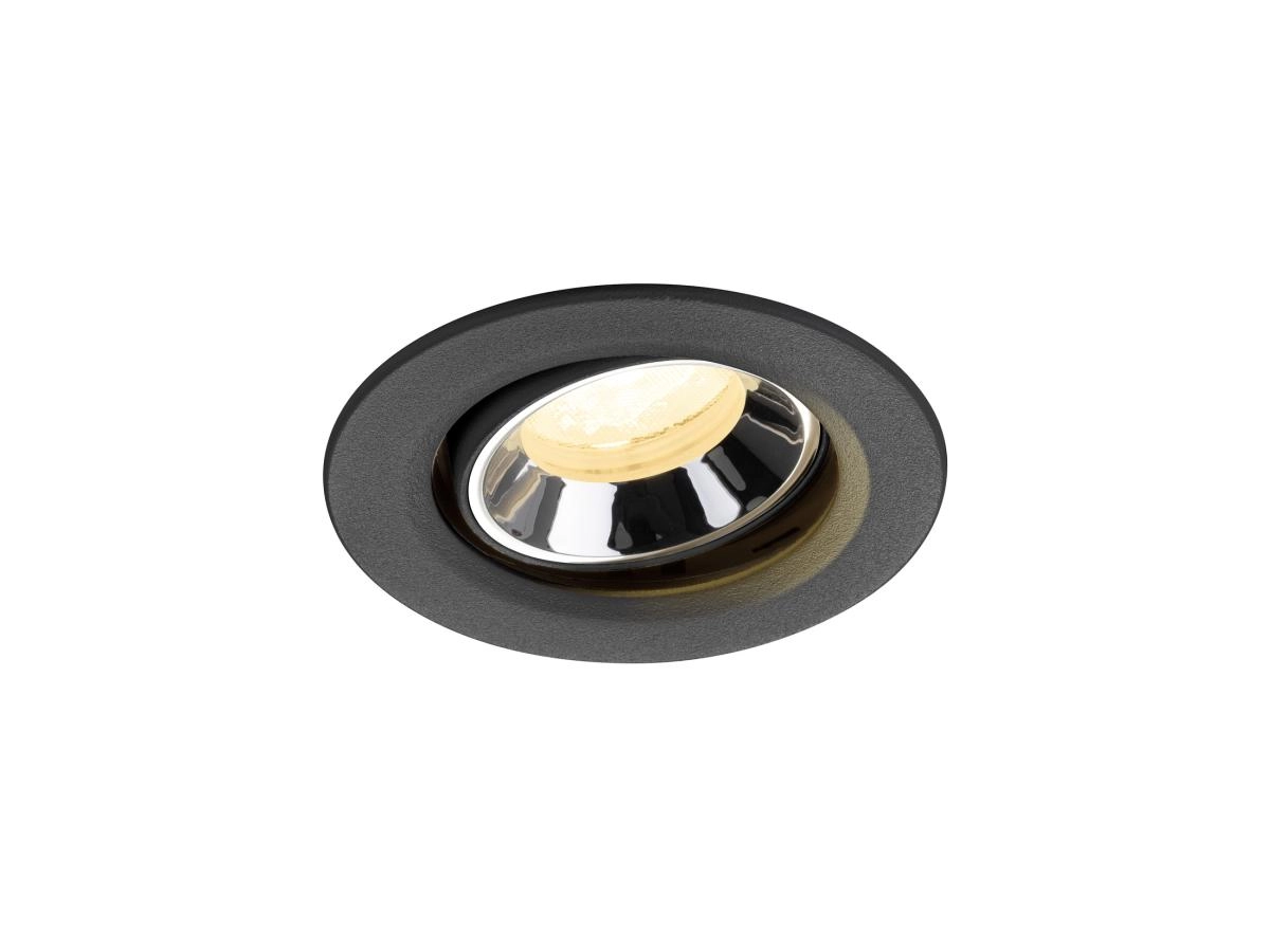 Inbouwspot Numinos Move XS zwart/chroom 3000K - 40gr