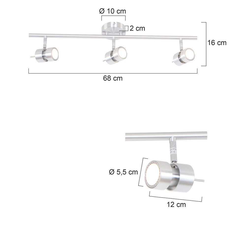 Led plafondspot Natasja Led Steinhauer 8712746111996