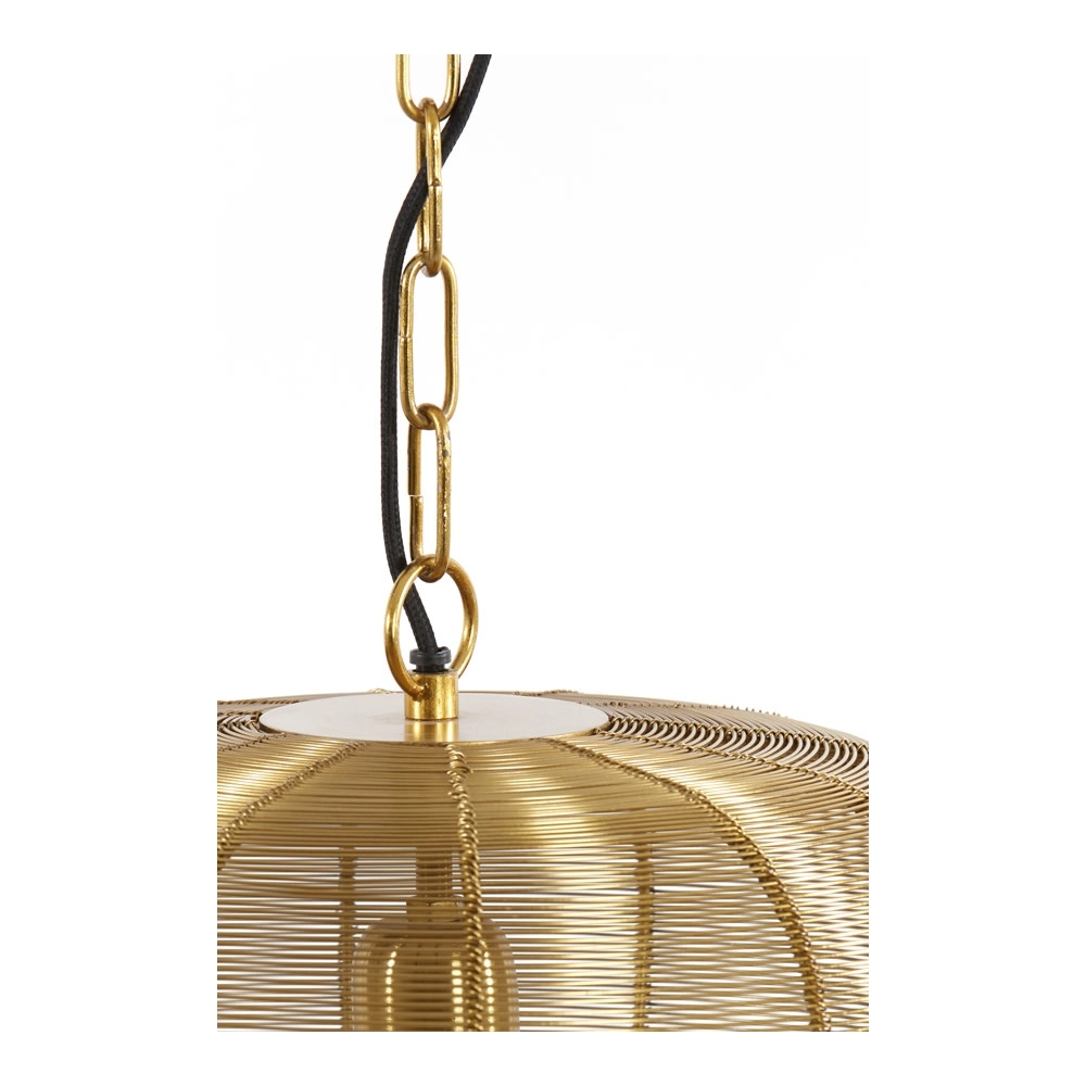 Gouden hanglamp Adeta Ø 31cm Light & Living 8717807601041