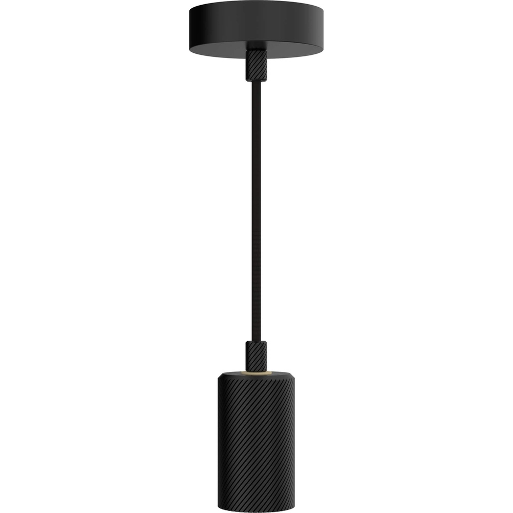 Zwarte hanglamp Alix Wave 2m enkel