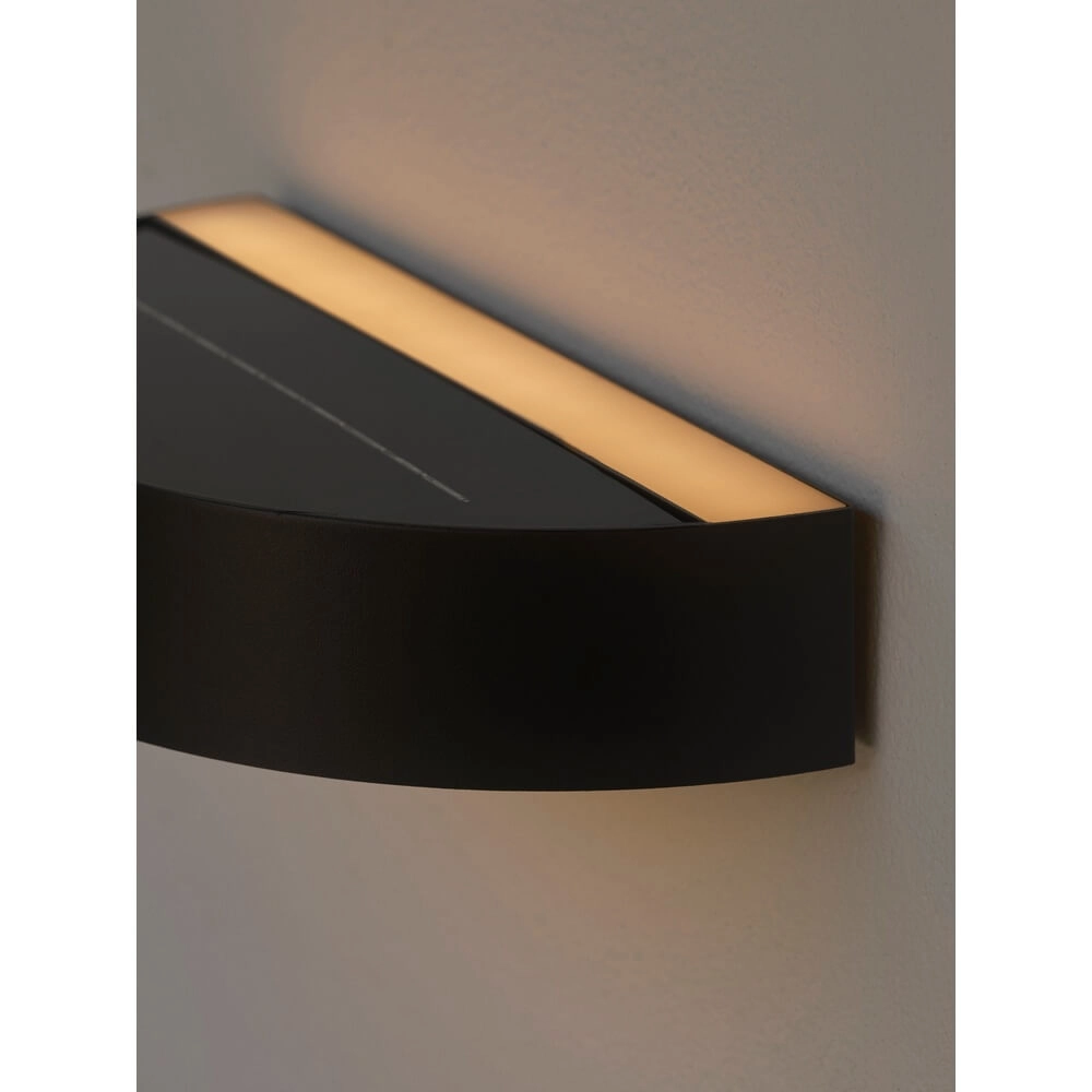 Solar wandlamp Monay zwart rond Nordlux 5704924023545