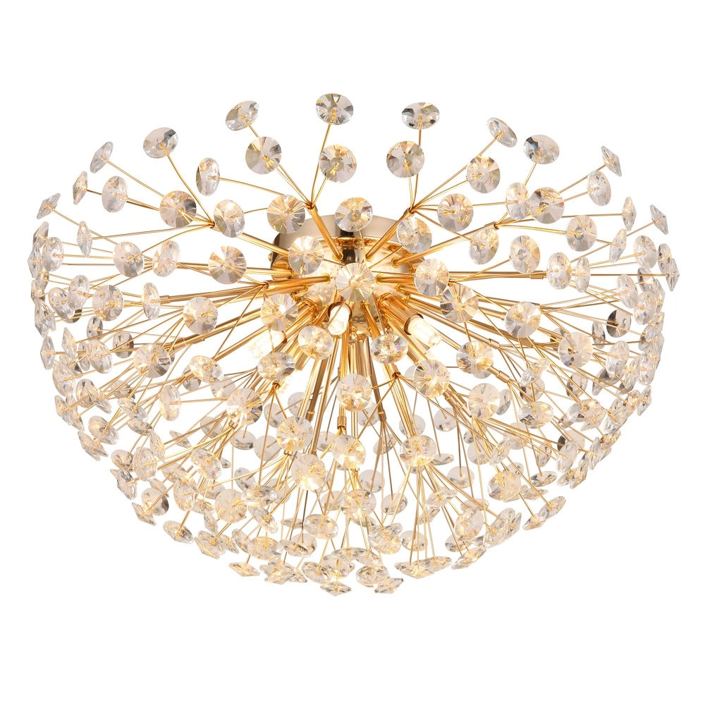 Plafondlamp Katrina goud Ø 60cm