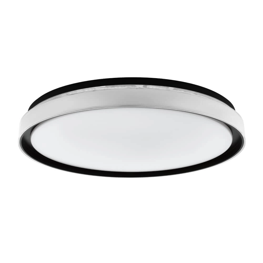 Zwarte plafondlamp Seluci Ø 49cm