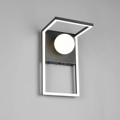 Design wandlamp Arola zwart Trio 4017807683530