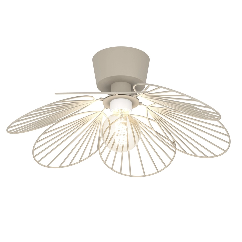 Plafondlamp Binacua zand bruin Ø 45cm