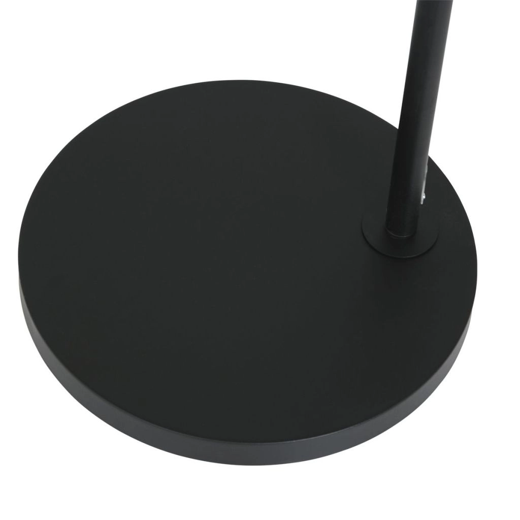 Zwarte vloerlamp Prestige Chic met kurk kap Ø40cm Steinhauer 8712746180527
