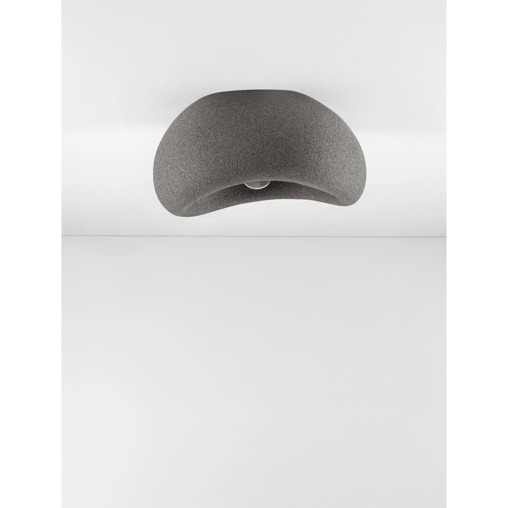 Natuurlijke plafondlamp Aere grijs 40cm Lyora 5212017476753
