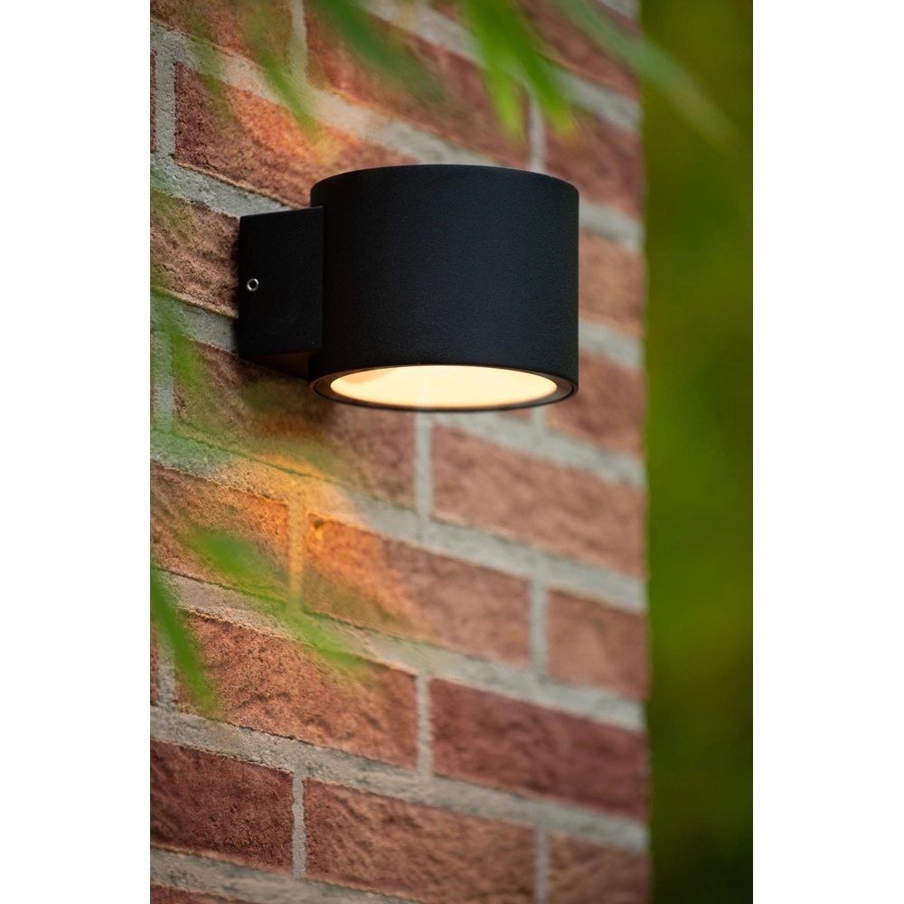 Design wandspot Oxford up & down zwart Lucide 5411212281395