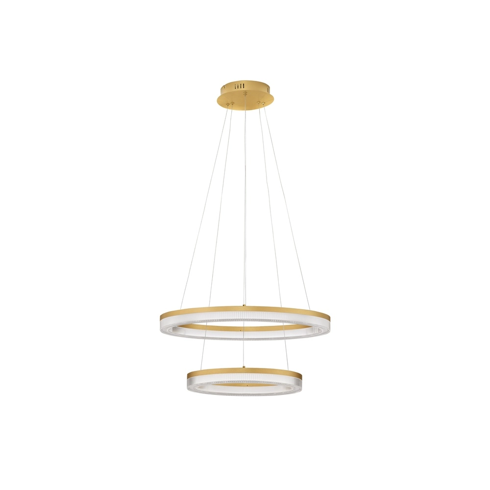 Gouden hanglamp Luana 2-lichts Lyora 5212017479686