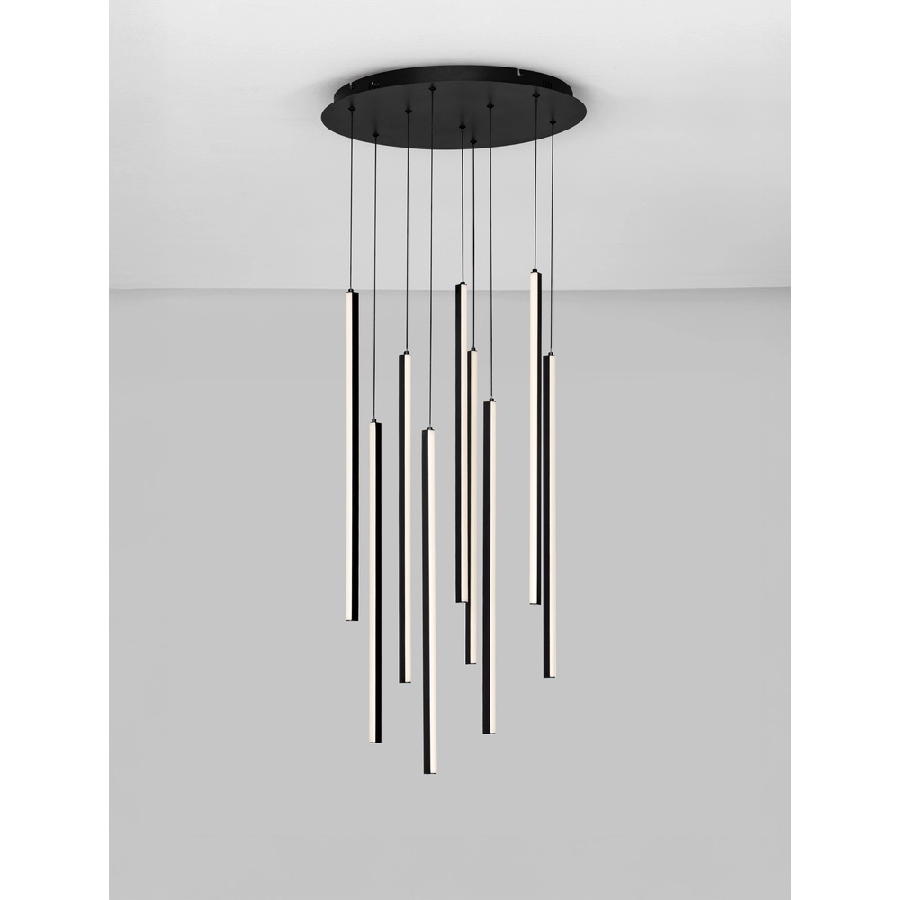 Design hanglamp Gratta zwart Ø 50cm