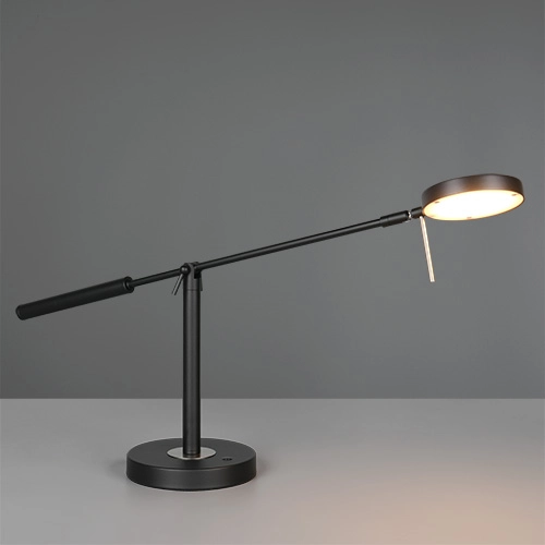 Bureaulamp Monza zwart Trio 4017807693256