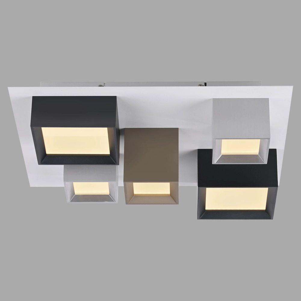 Led plafondlamp Pure Manhattan 5-lichts Paul Neuhaus 4012248396889
