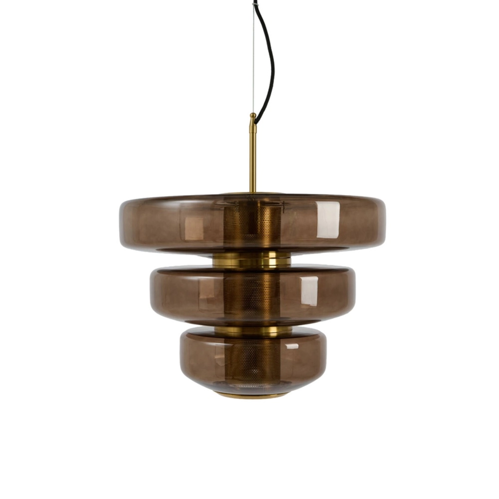 Unieke hanglamp Meyara Ø 40cm bruin