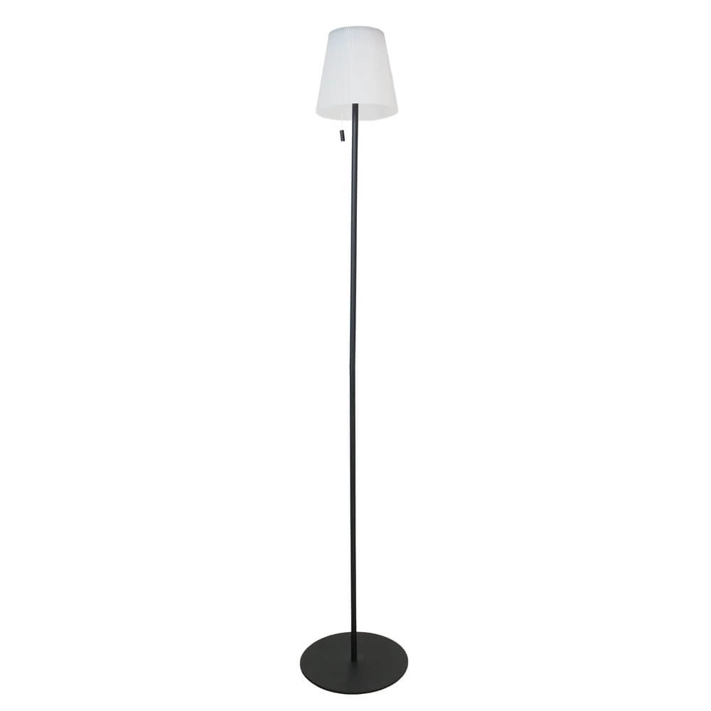 Terraslamp Scordiano zwart met wit solar