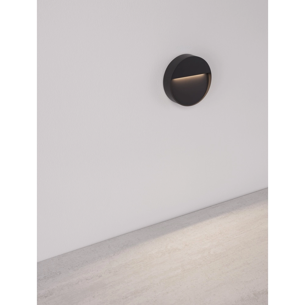 Design wandlamp Brigi grijs