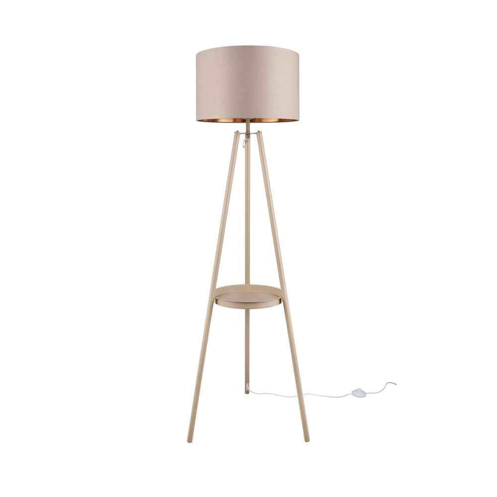 Vloerlamp Colette zand bruin Trio 4017807715422