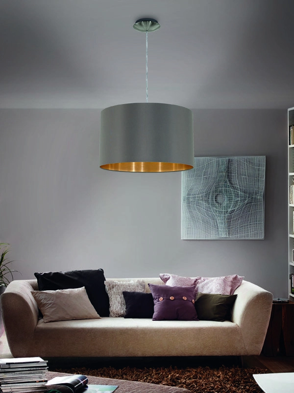 Hanglamp Maserlo Bruin/Goud Eglo 9002759316037
