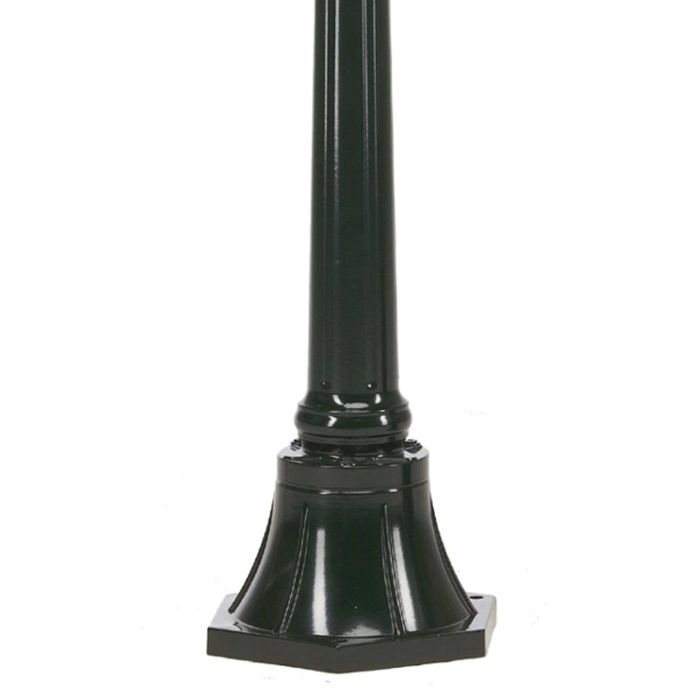 Klassieke tuinlamp Elkenrade zwart KS verlichting 8714732717106