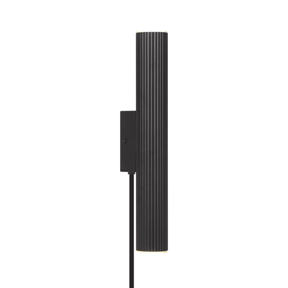 Zwarte wandlamp Vico 2-lichts