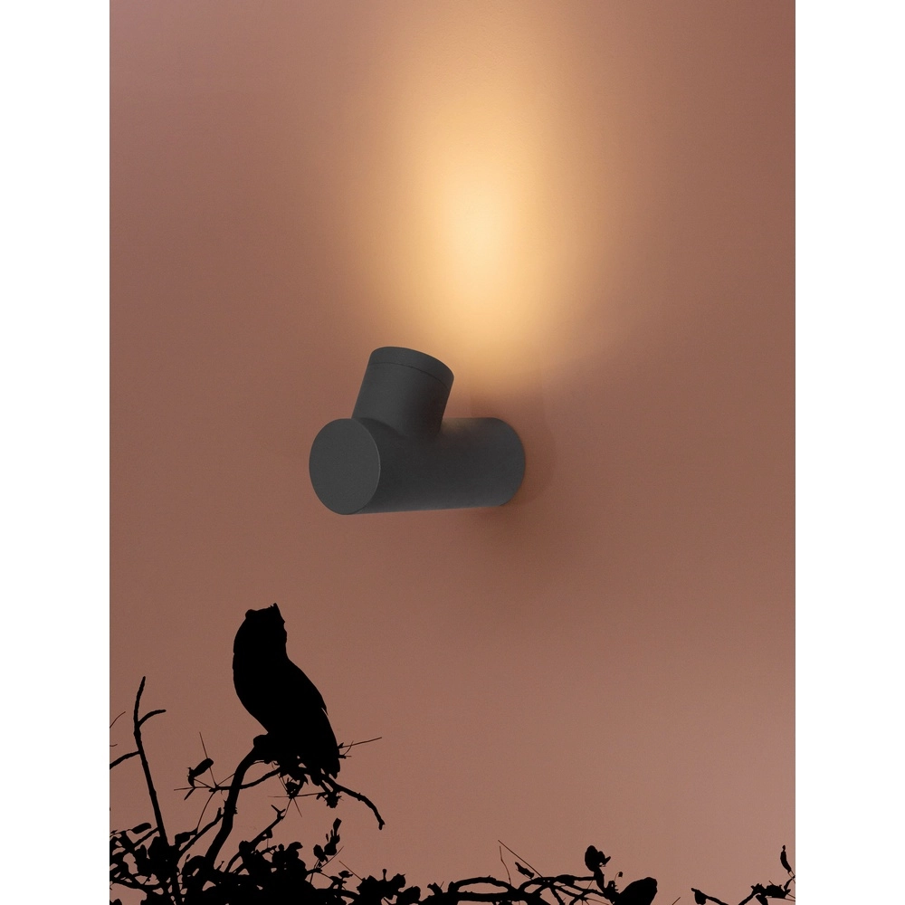 Wandlamp Ramo grijs