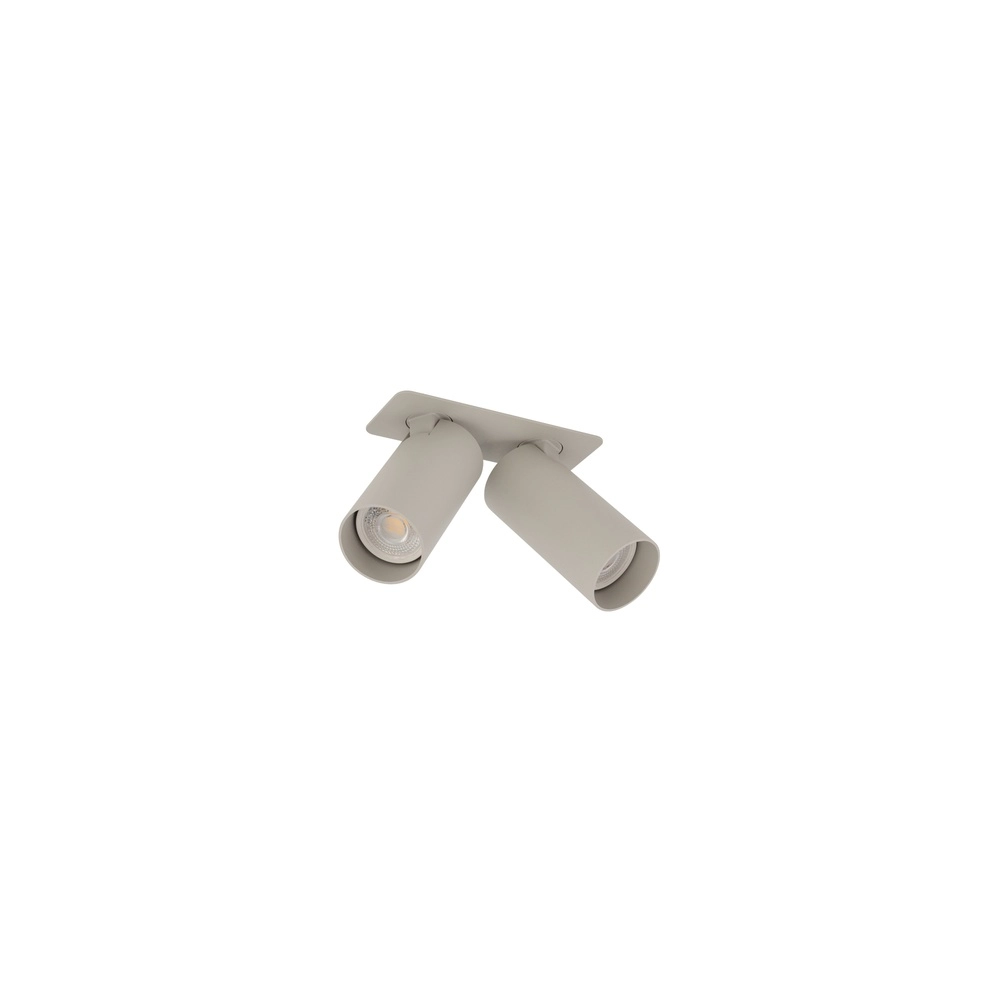 Dubbele inbouwspot Fourty richtbaar - licht grijs Lyora 5903139114448