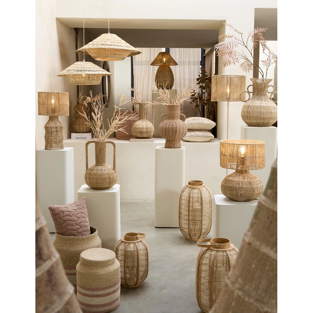 Jute schemerlamp Tidea Ø 28cm kap Light & Living 8717807836702