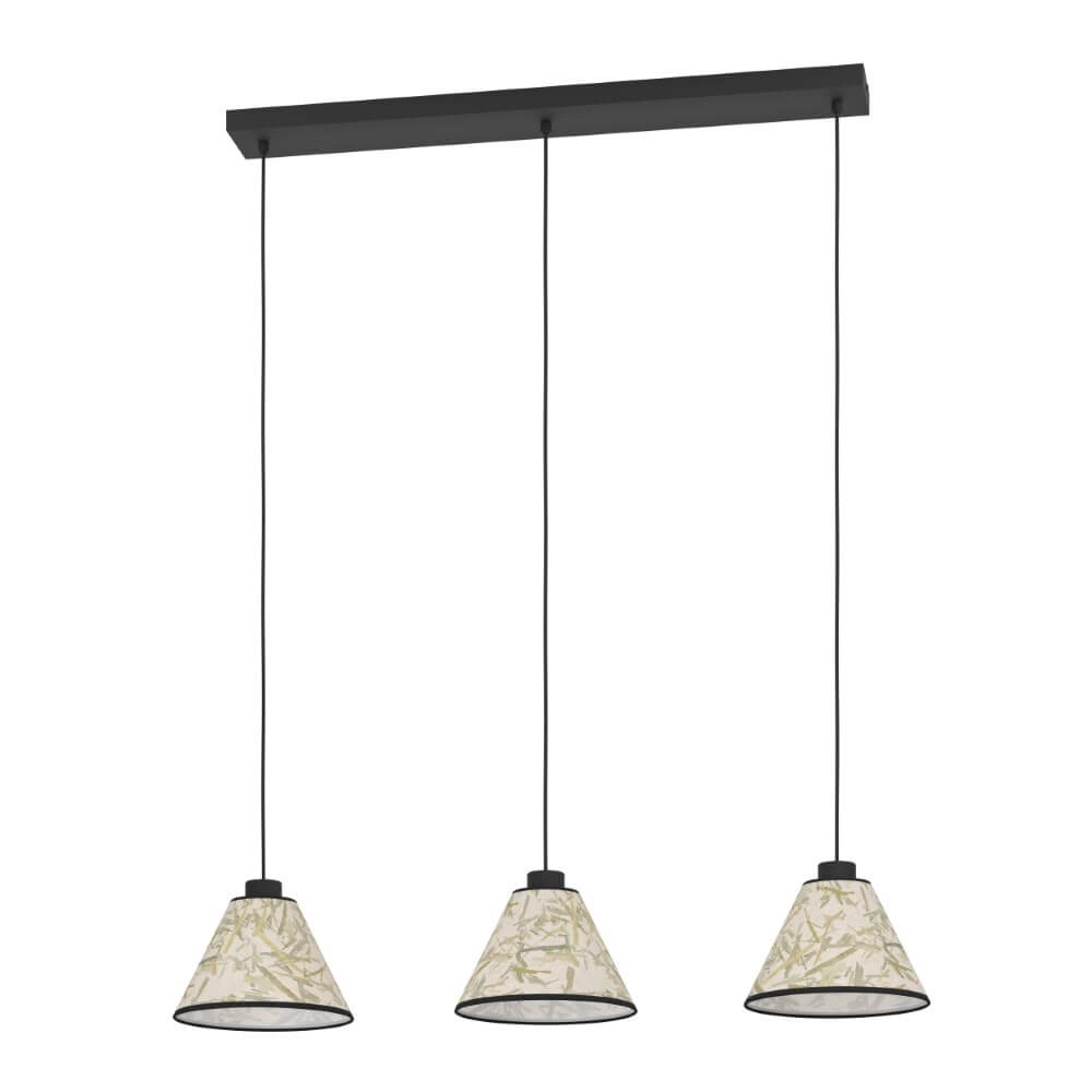 Natuurlijke hanglamp Oxpark 3-lichts