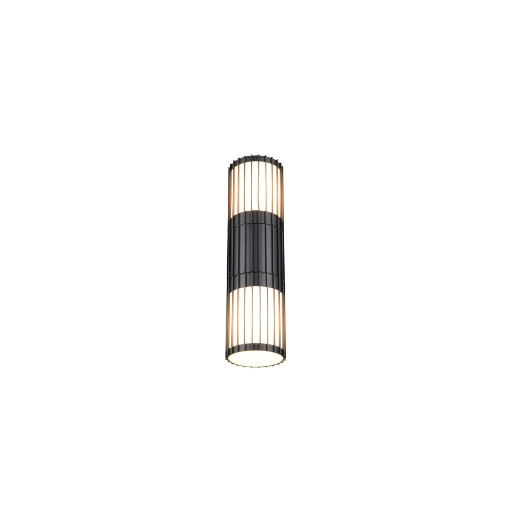 Wandlamp Volga 2-lichts antraciet Trio 4017807686982