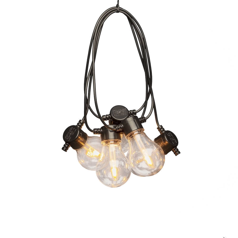 14,5m Partylight lichtsnoer van 10xA60 lampen KonstSmide 7318302391805