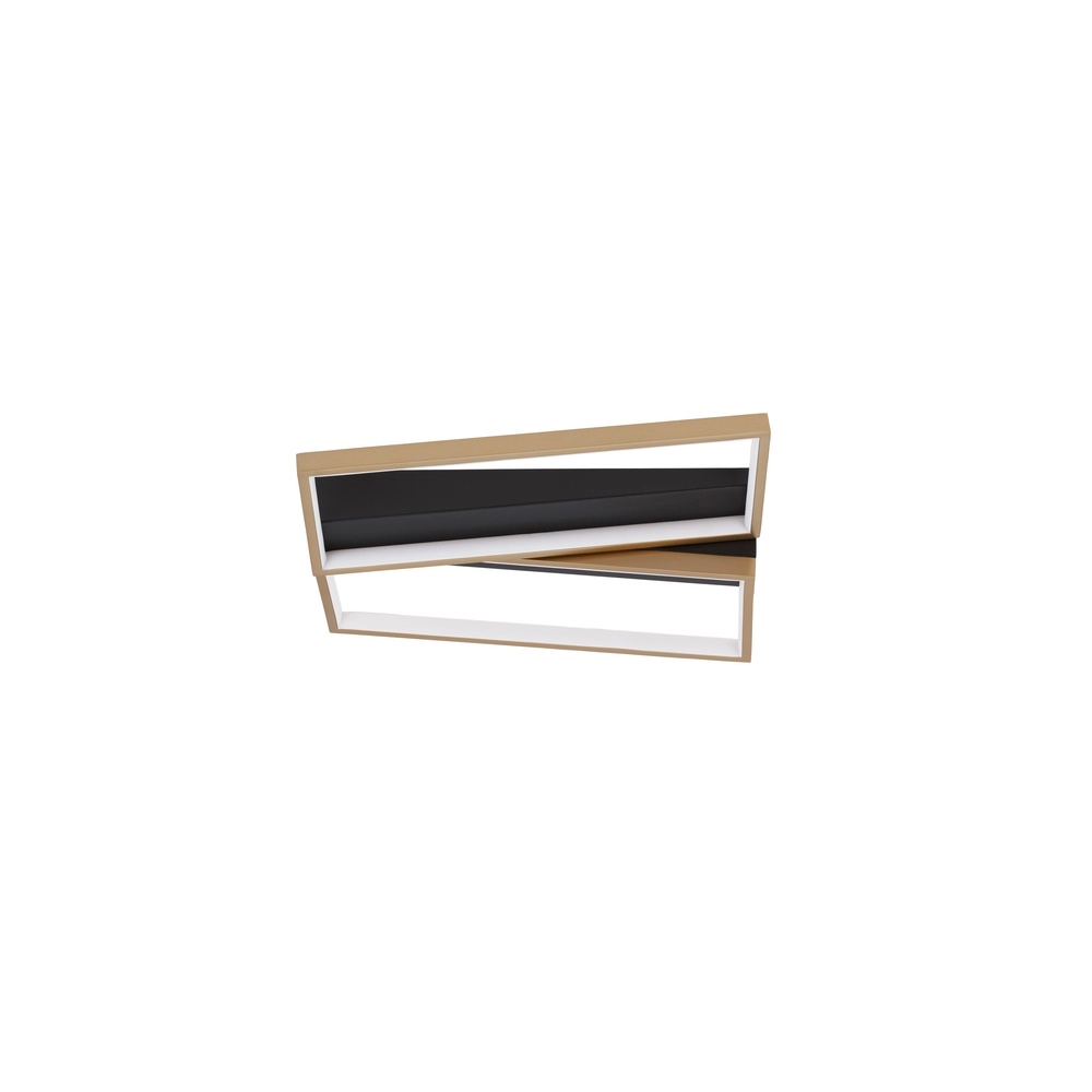 Design plafondlamp Elize zwart met goud Lyora 5212017433145
