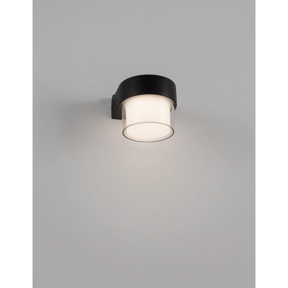 Design wandlamp Darf enkel zwart