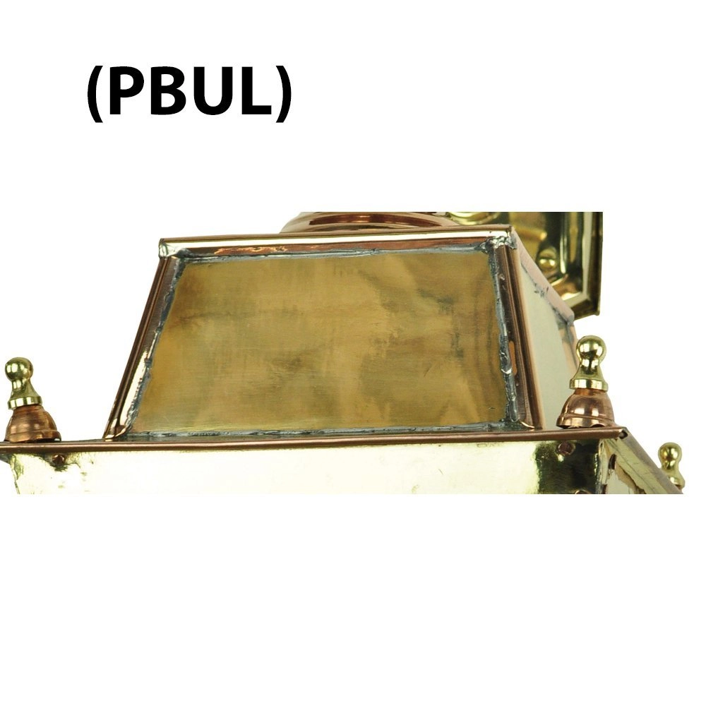 Landelijke buitenlamp Kensington Top Mount handgemaakt - antiek koper (ANT) Limehouse 8716803506671