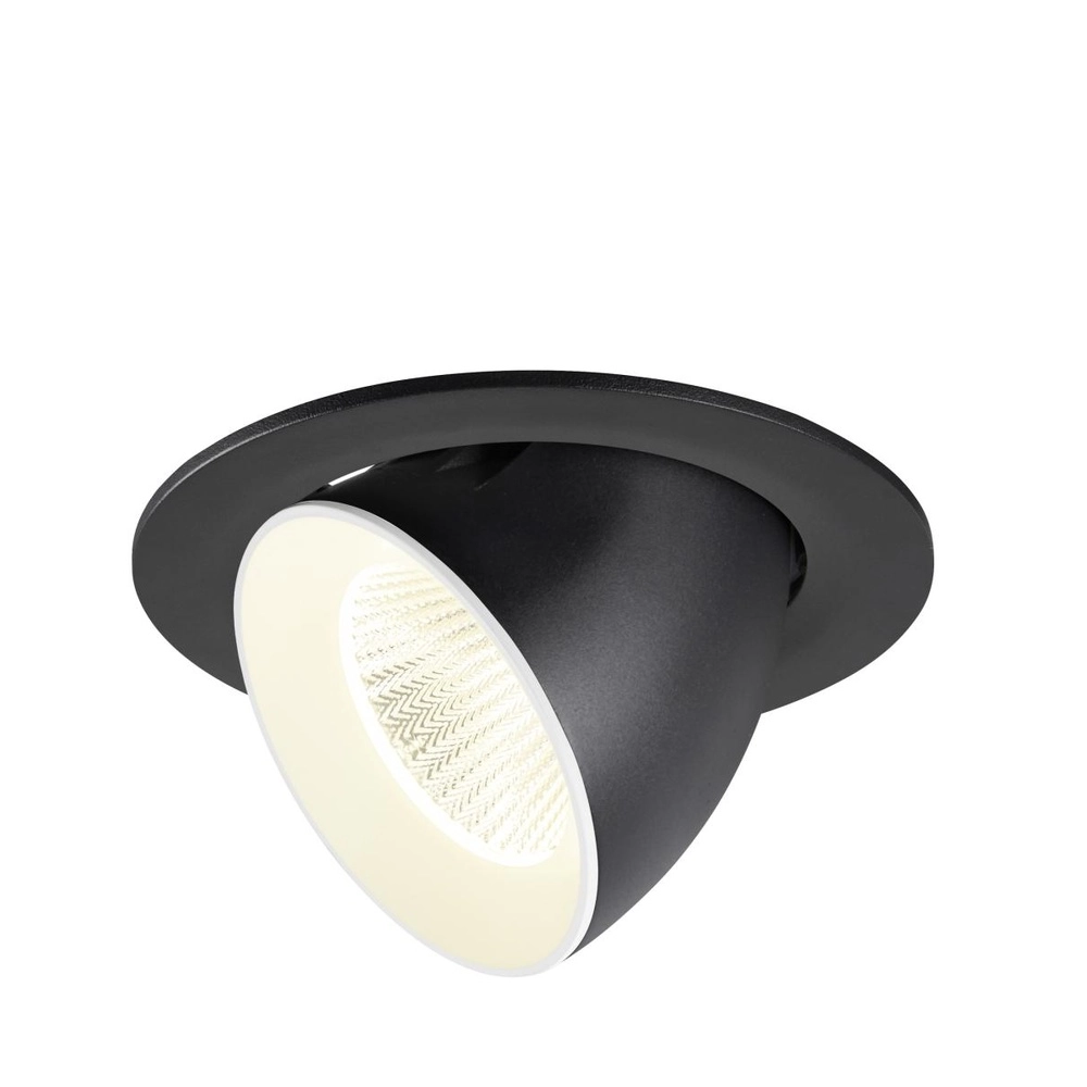 Inbouwspot Numinos Gimble L zwart/wit 4000K - 40gr