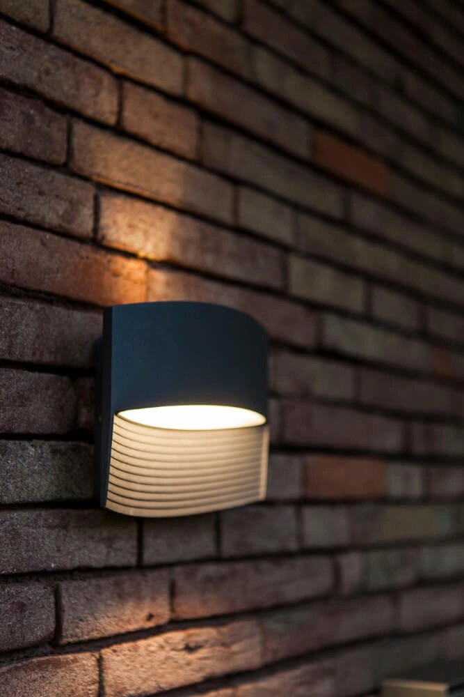 Leuke wandlamp Lotus antraciet Lutec 6939412046808