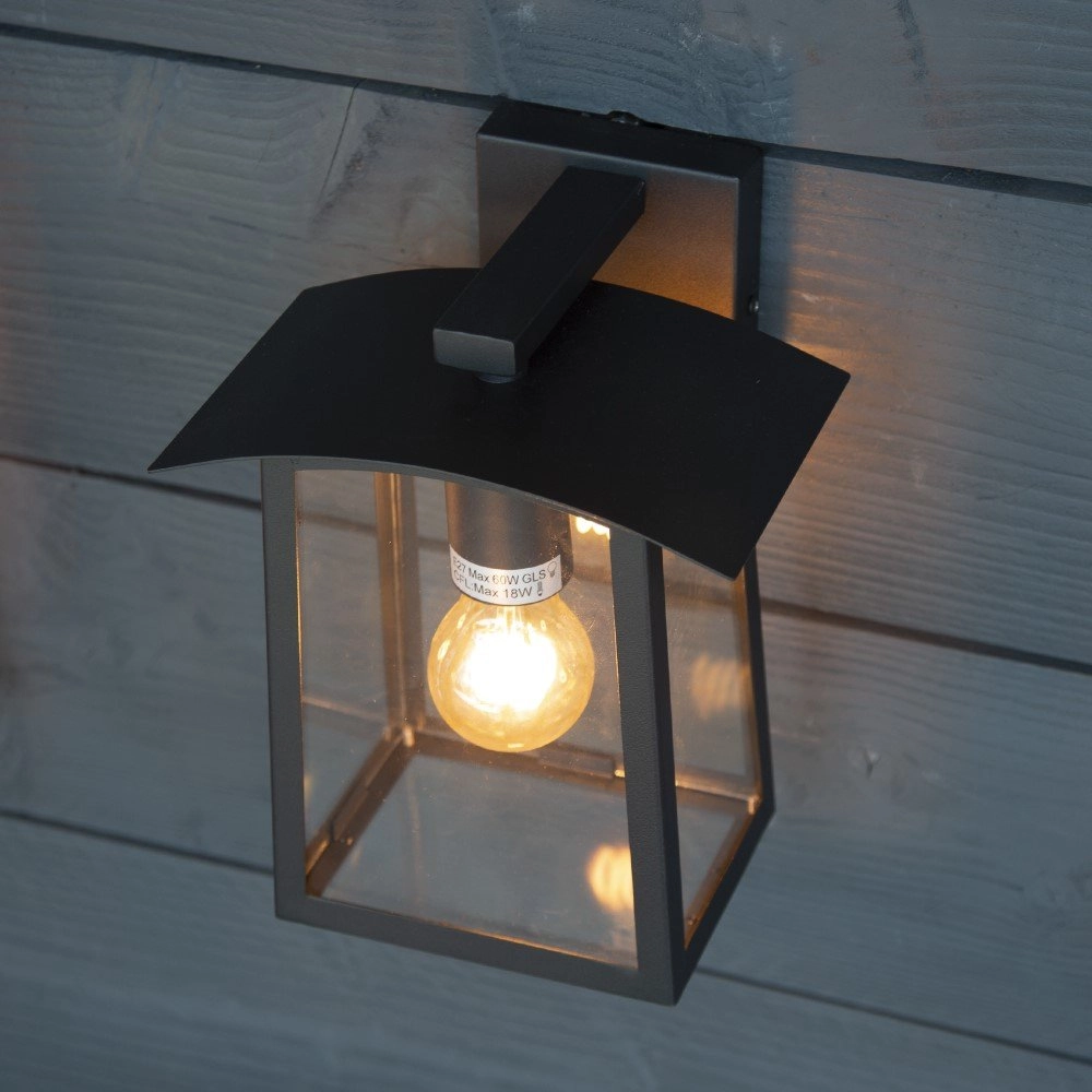 Zwarte muurlamp Motto KS verlichting 8714732759304