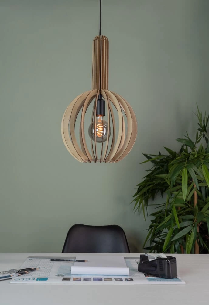 Houten hanglamp Velasco Ø 31cm Eglo 9008606224043