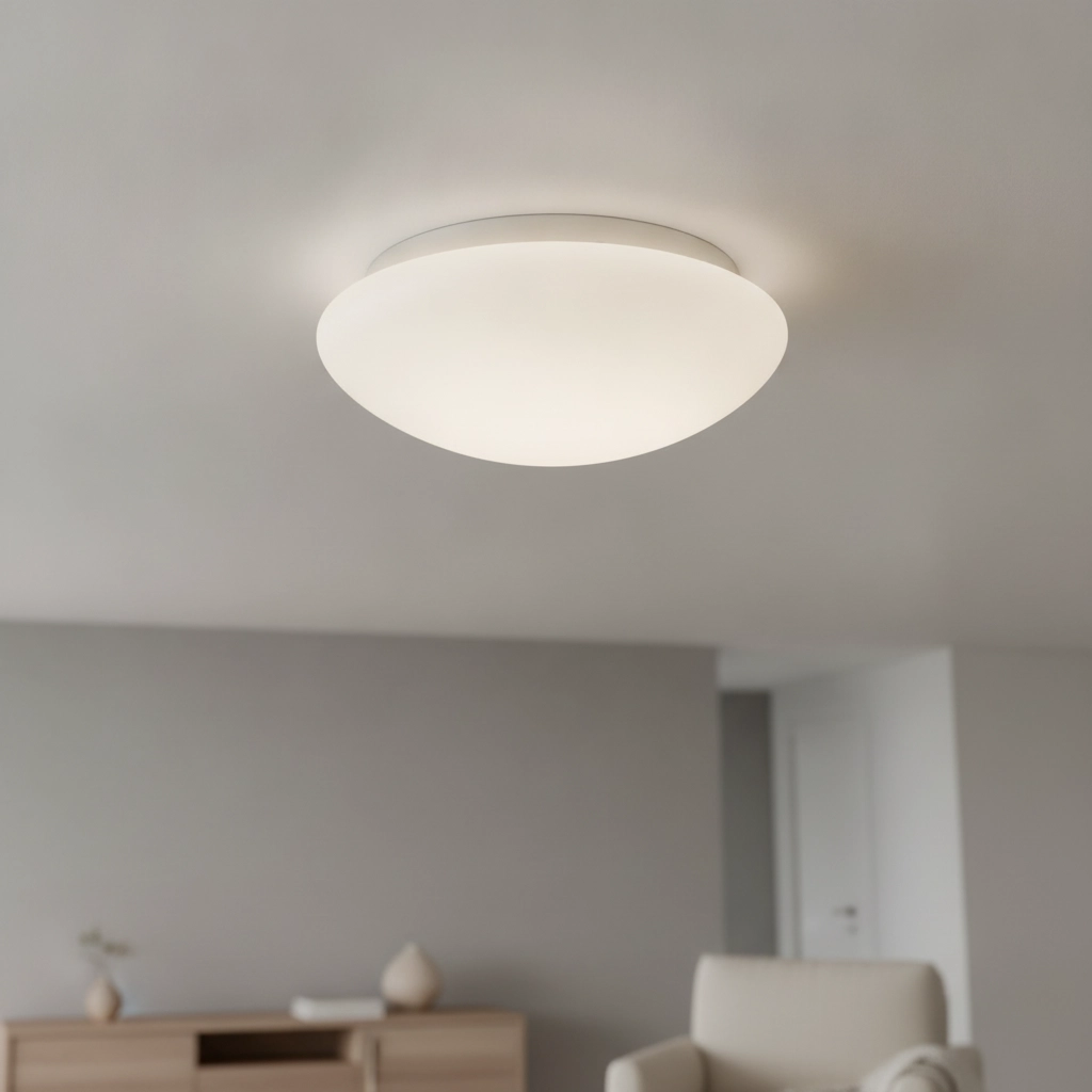Plafondlamp Brest Ø 38cm wit