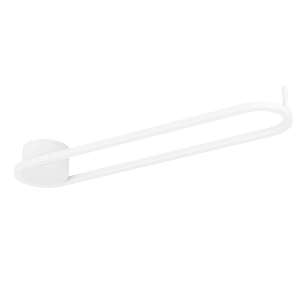 Strakke plafondlamp Collecorvino wit